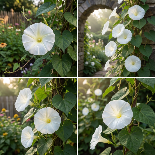 Crisp White Ipomoea – Garden Flower Seeds