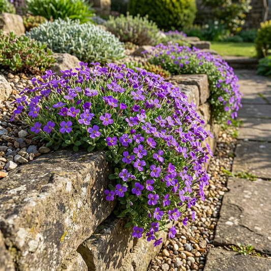 Purple Rockcress Aubrieta – Colorful Wildflower Garden Seeds