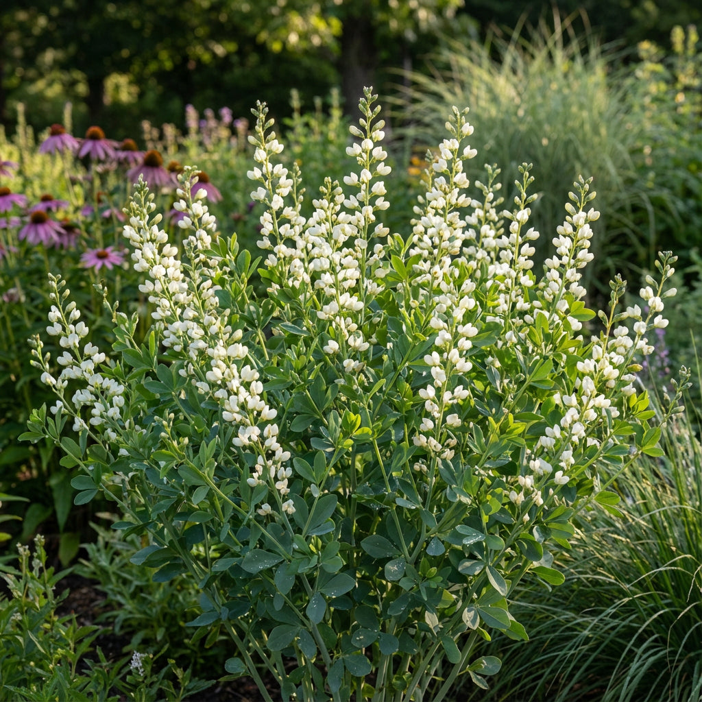 White Wild Indigo Baptisia Alba – Hardy Wildflower Garden Seeds