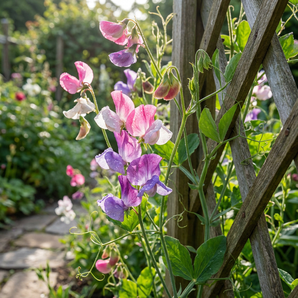 Early Multiflora Mixed Sweet Pea Lathyrus – Climbing Wildflower Garden Seeds