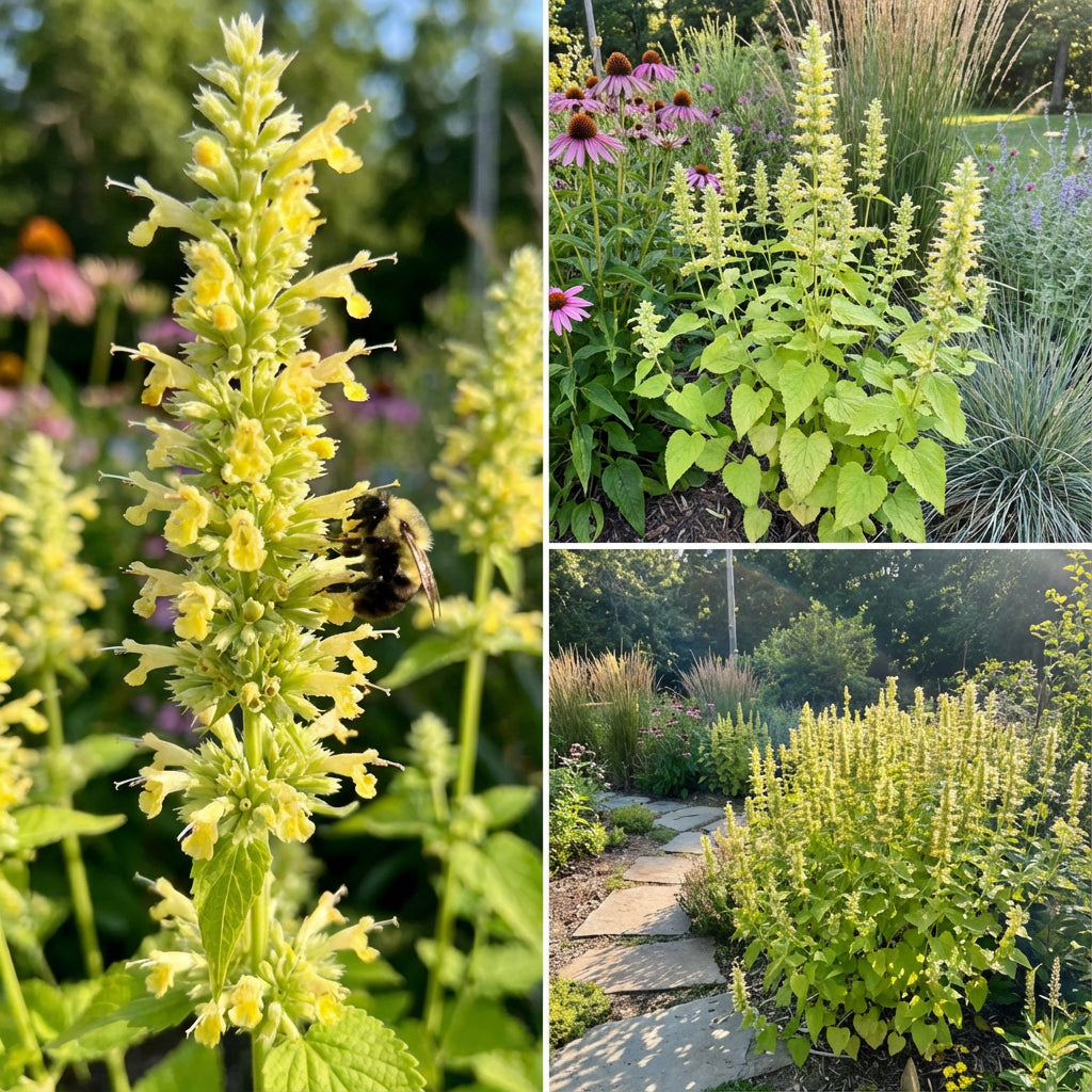Yellow Giant Hyssop Agastache – Colorful Wildflower Garden Seeds