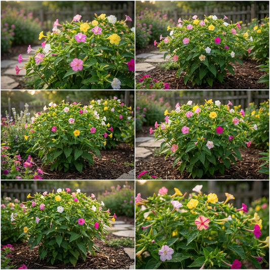 Mixed Four OClock Mirabilis Jalapa – Colorful Garden Flower Seeds