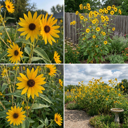 Maximilian Sunflower Helianthus Maximiliani – Tall Perennial Flower Seeds