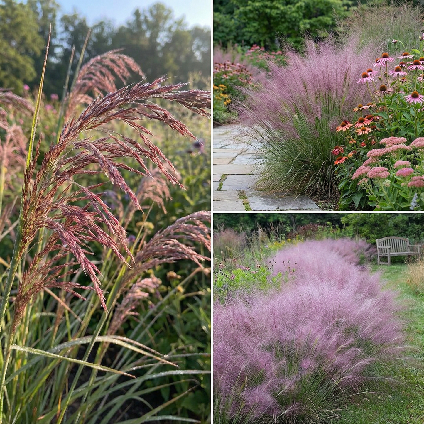 Love Grass Eragrostis Spectabilis – Purple Garden Grass Seeds