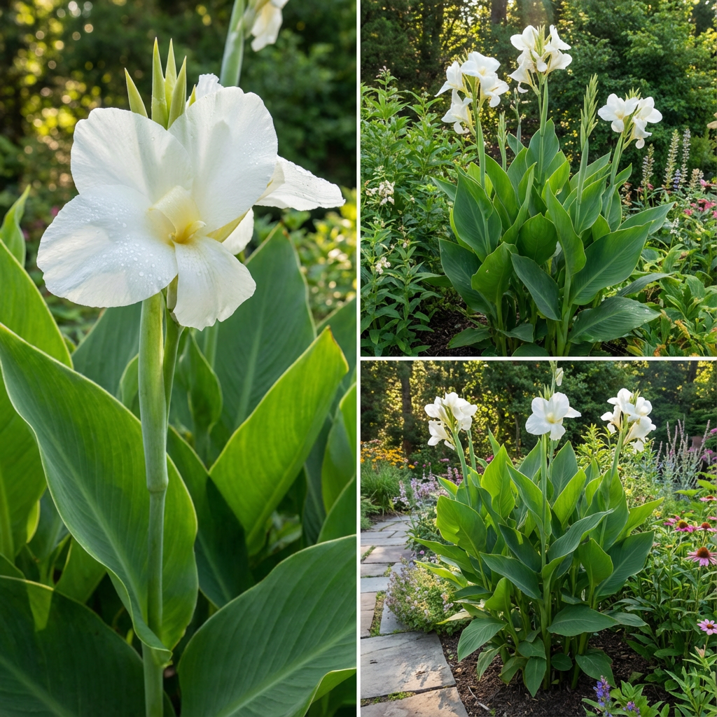 Canna Canna x Generalis – White Garden Flower Seeds
