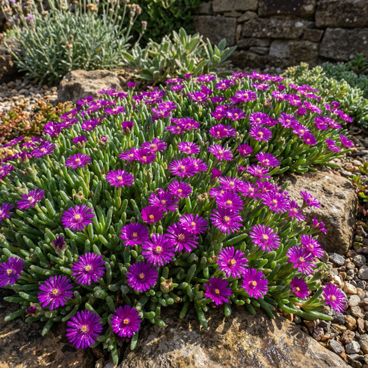 Ice Plant Delosperma Floribunda – Purple Stardust Garden Flower Seeds