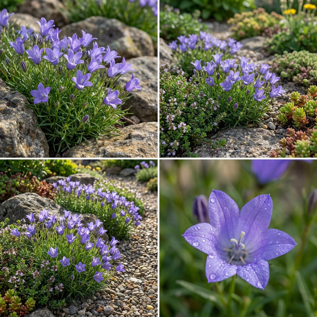 Grassy Bells Blue Edraianthus Tenuifolius – Hardy Garden Flower Seeds