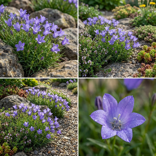 Grassy Bells Blue Edraianthus Tenuifolius – Hardy Garden Flower Seeds