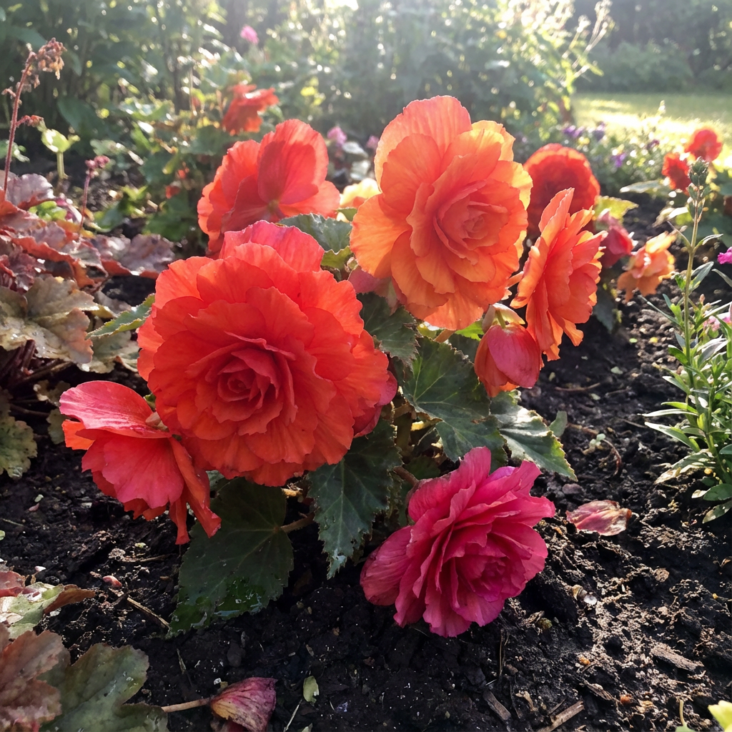 Begonia Begonia Tuberosa – Tuberous Double Mixed Color Flower Seeds