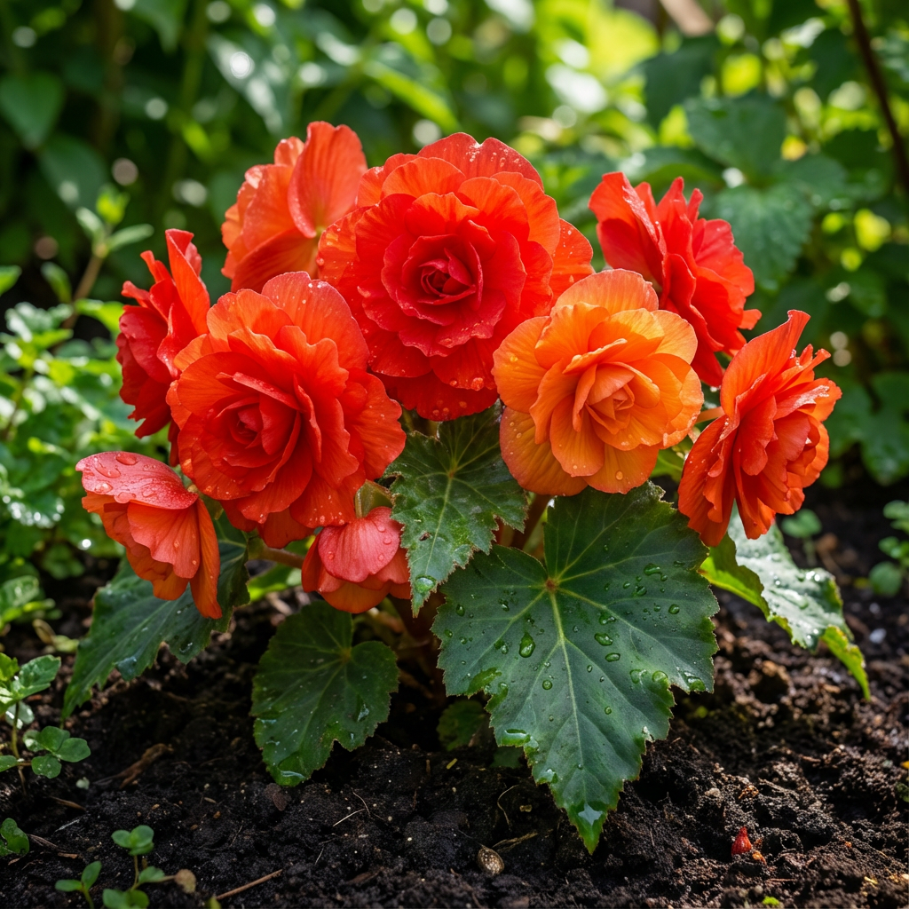 Begonia Begonia Tuberosa – Tuberous Double Mixed Color Flower Seeds