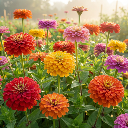 Zinnia Zinnia Elegans – Dahlia Mixed Color Flower Seeds