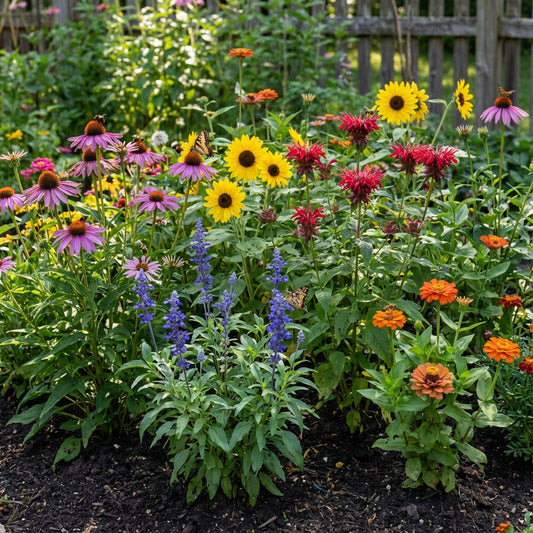 Wildflower Mix 3B Bee Bird Butterfly – Pollinator Friendly Bulk Flower Seeds