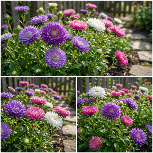Aster China Callistephus Chinensis – Hardy Garden Flower Seeds