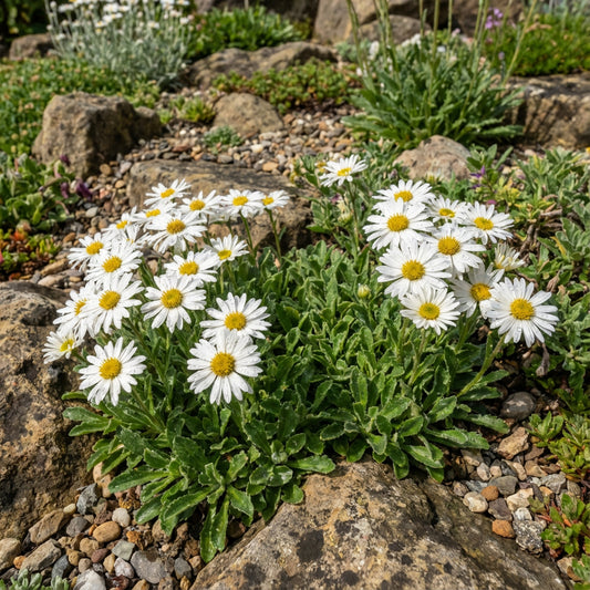Aster Alpine White Aster Alpinus – Perennial Mountain Flower Seeds