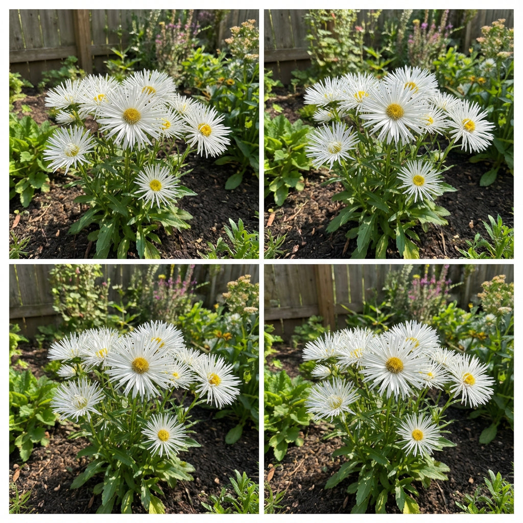 Aster Needle Unicum White Callistephus Chinensis – Vibrant Garden Flower Seeds