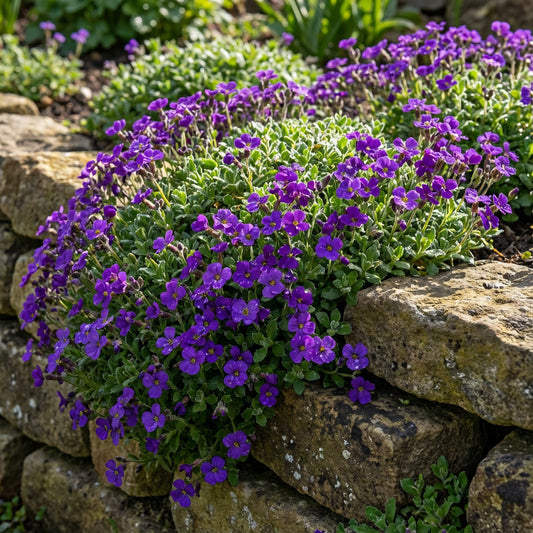 Aubrieta Rock Cress Whitewell Gem Aubrieta Hybrida – Groundcover Flower Seeds