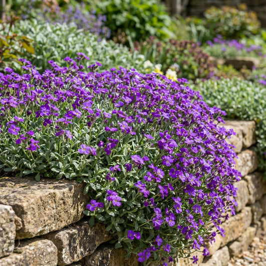 Rock Cress Purple Aubrieta Deltoidea – Groundcover Flower Seeds
