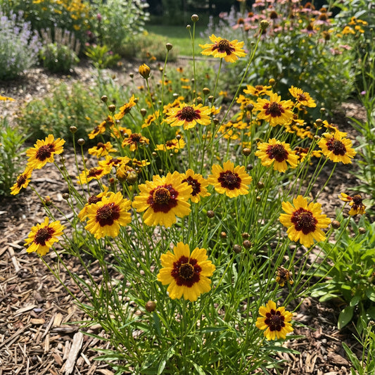 Coreopsis Plains Coreopsis Tinctoria – Bright Garden Flower Seeds