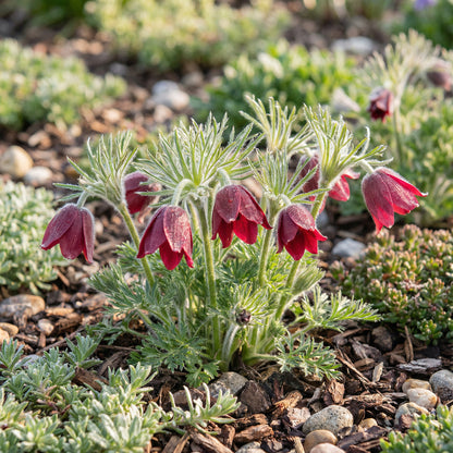 Pasque Flower Red Pulsatilla Vulgaris Rubra – Hardy Perennial Garden Seeds