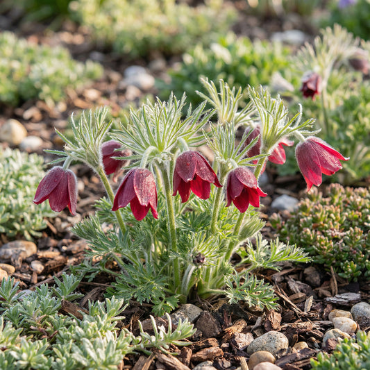 Pasque Flower Red Pulsatilla Vulgaris Rubra – Hardy Perennial Garden Seeds