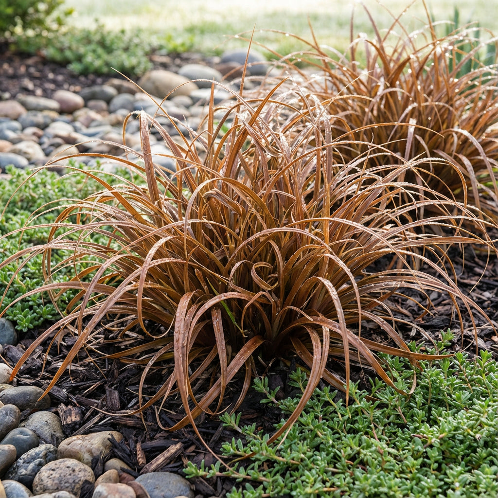 Sedge Leatherleaf Red Rooster Carex Buchananii – Ornamental Grass Seeds