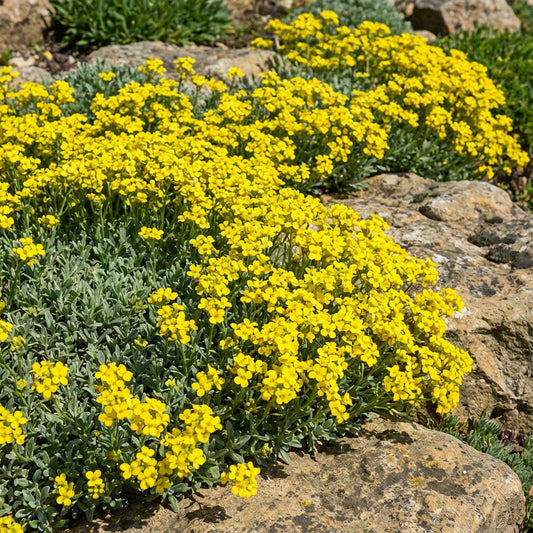 Alyssum Mountain Gold Perennial Alyssum Montanum – Hardy Garden Flower Seeds