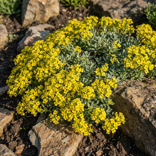 Alyssum Mountain Gold Perennial Alyssum Montanum – Hardy Garden Flower Seeds