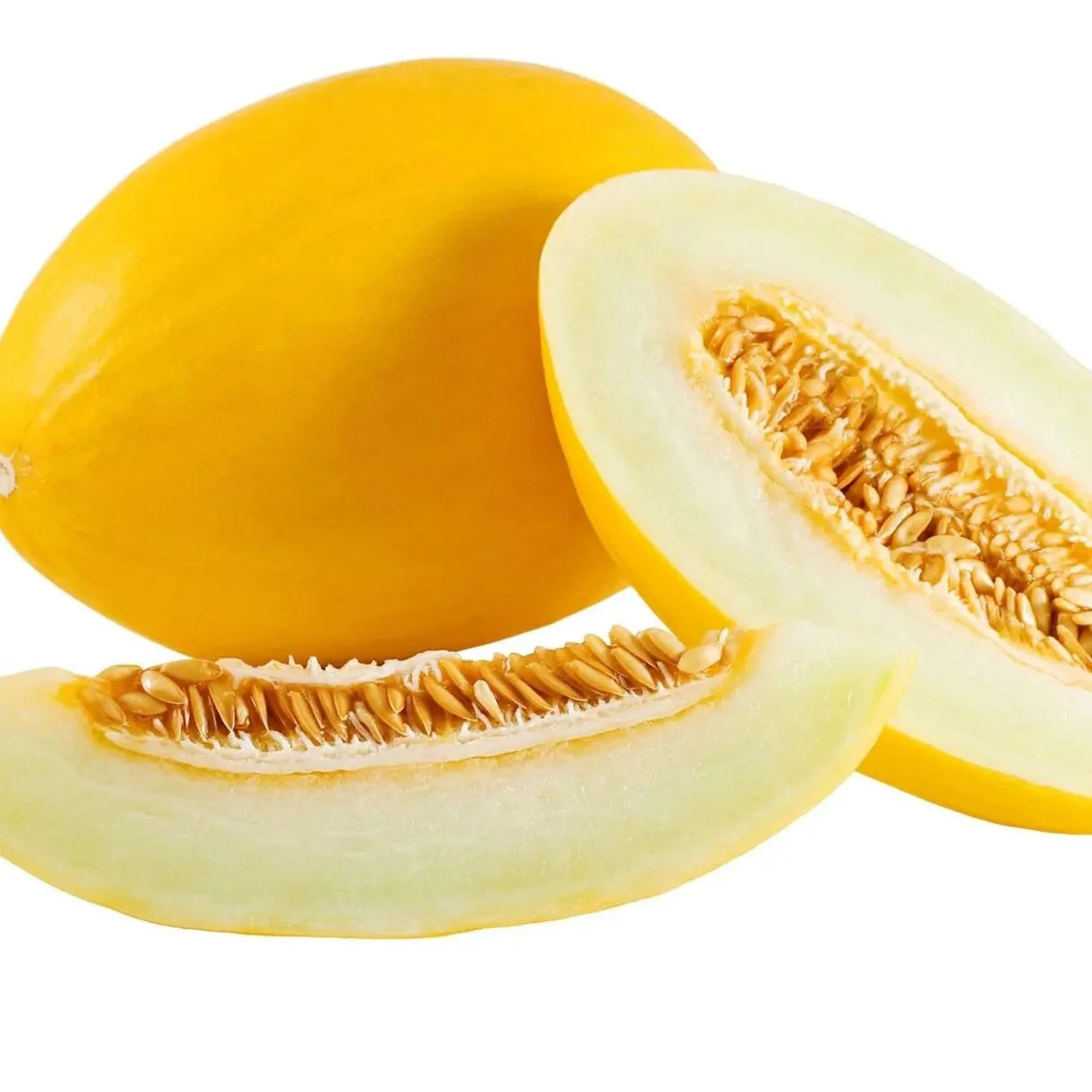 Canary Bright Yellow Melon Seeds for Planting – Heirloom, Non-GMO, Easy to Grow, Sweet Yellow Flesh