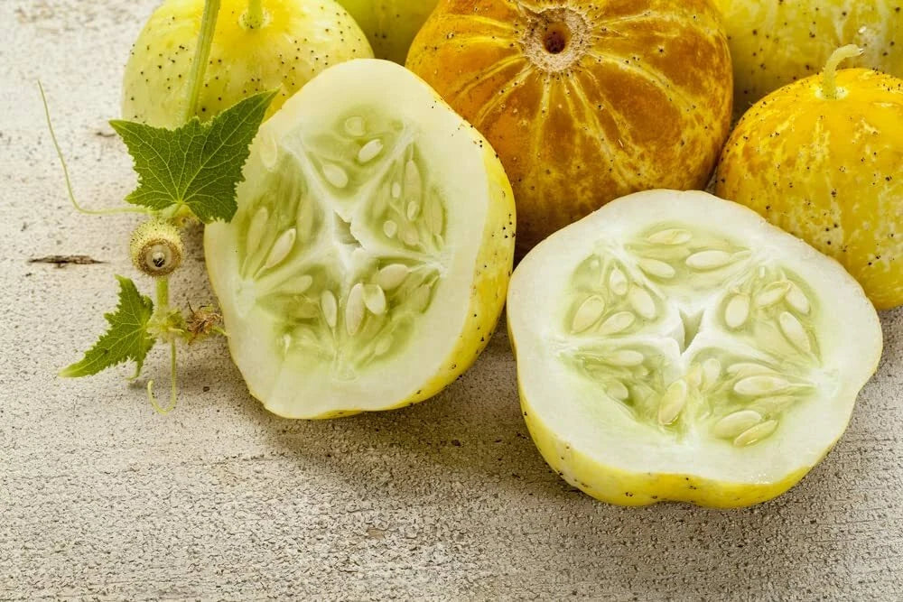 Lemon Cucumber Seeds To Grow Exotic Vegetable Image